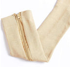 Medical Zipper Compression Socks – Open Toe Knee High Stockings for Edema, Swollen Legs, Varicose Veins & Daily Support , Leg Pain Relief, Travel Stockings for Men & Women (1 PCS)