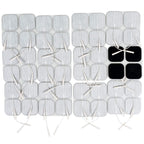 TENS 7000 Official TENS Unit Electrode Pads, 48 Pack, Premium Quality OTC Replacement Pads, 2" X 2", Compatible with Most Stim Machines Value Pack Replacement