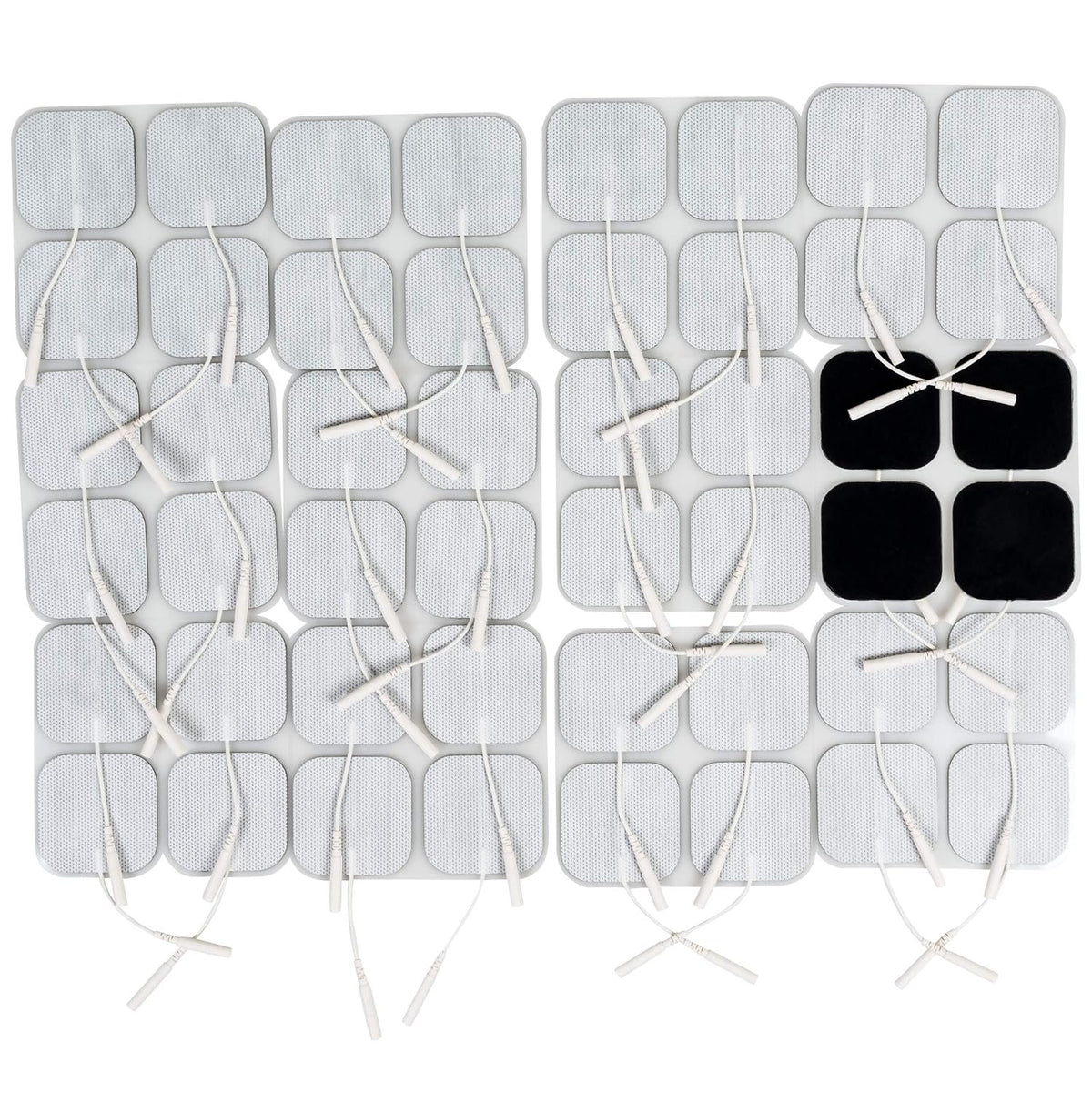 TENS 7000 Official TENS Unit Electrode Pads, 48 Pack, Premium Quality OTC Replacement Pads, 2" X 2", Compatible with Most Stim Machines Value Pack Replacement