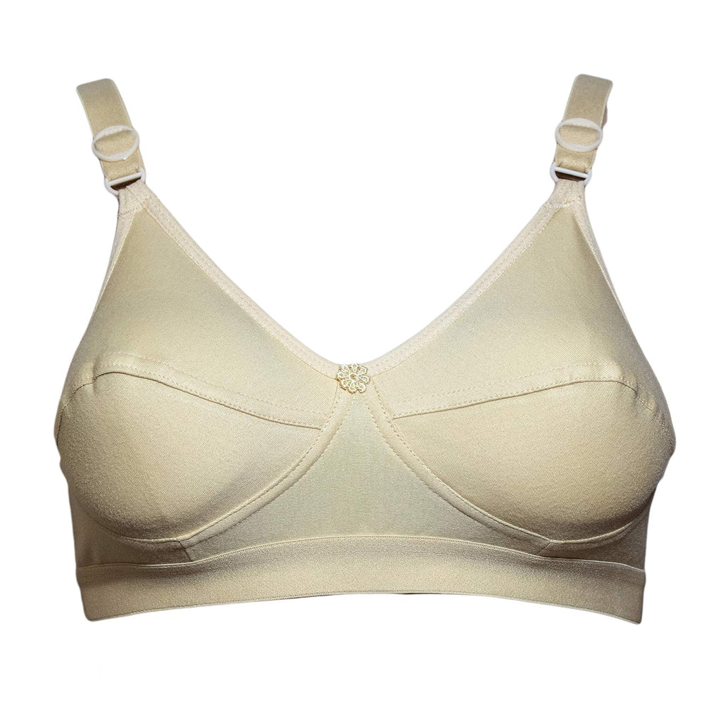 Post-Surgical Cancer Hosiery Cotton Bra with Pockets for Women (Mastectomy)