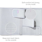 Frida Mom Belly Binder, Postpartum Essentials for Natural and C-Section Recovery, Adjustable Compression Wrap, After Birth Brace, Abdominal Band, 9" High