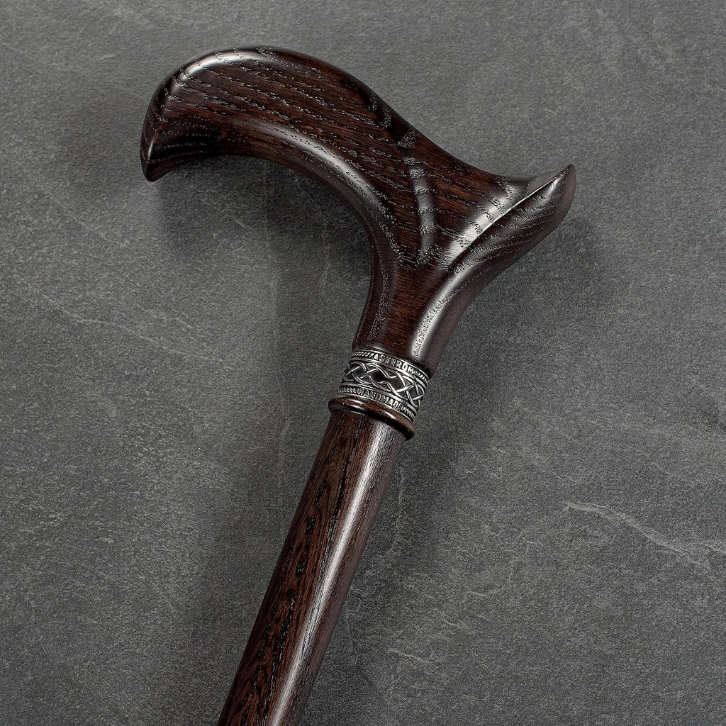 Asterom Handcrafted Walking Cane, Stylish Wooden Canes for Men, Oak Wood