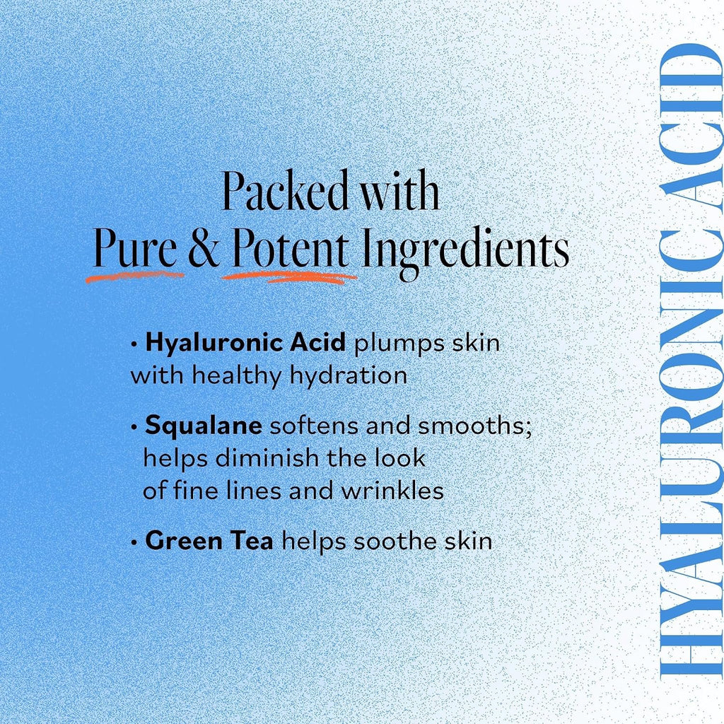 DERMA E Ultra Hydrating Dewy Skin Serum – Moisturizing Facial Treatment with Anti-Aging Squalane, Hyaluronic Acid and Ceramides to Smooth and Replenish, 2 FL Oz