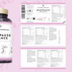 Menopause, Balance Female Estrogens and Progesterone. 14-in-1 Formula with Clinical Back. 45 Capsules with Omega 3, Biotin, Vitamin D3 and K2. N2 Natural Nutrition