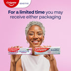Colgate Whitening Sensitive Toothpaste Gel, Clean Spearmint, 3 Pack, 6 oz | With Potassium Nitrate for Sensitivity Relief, Safely Removes Surface Stains for Whiter Teeth, Promotes Healthy Gums