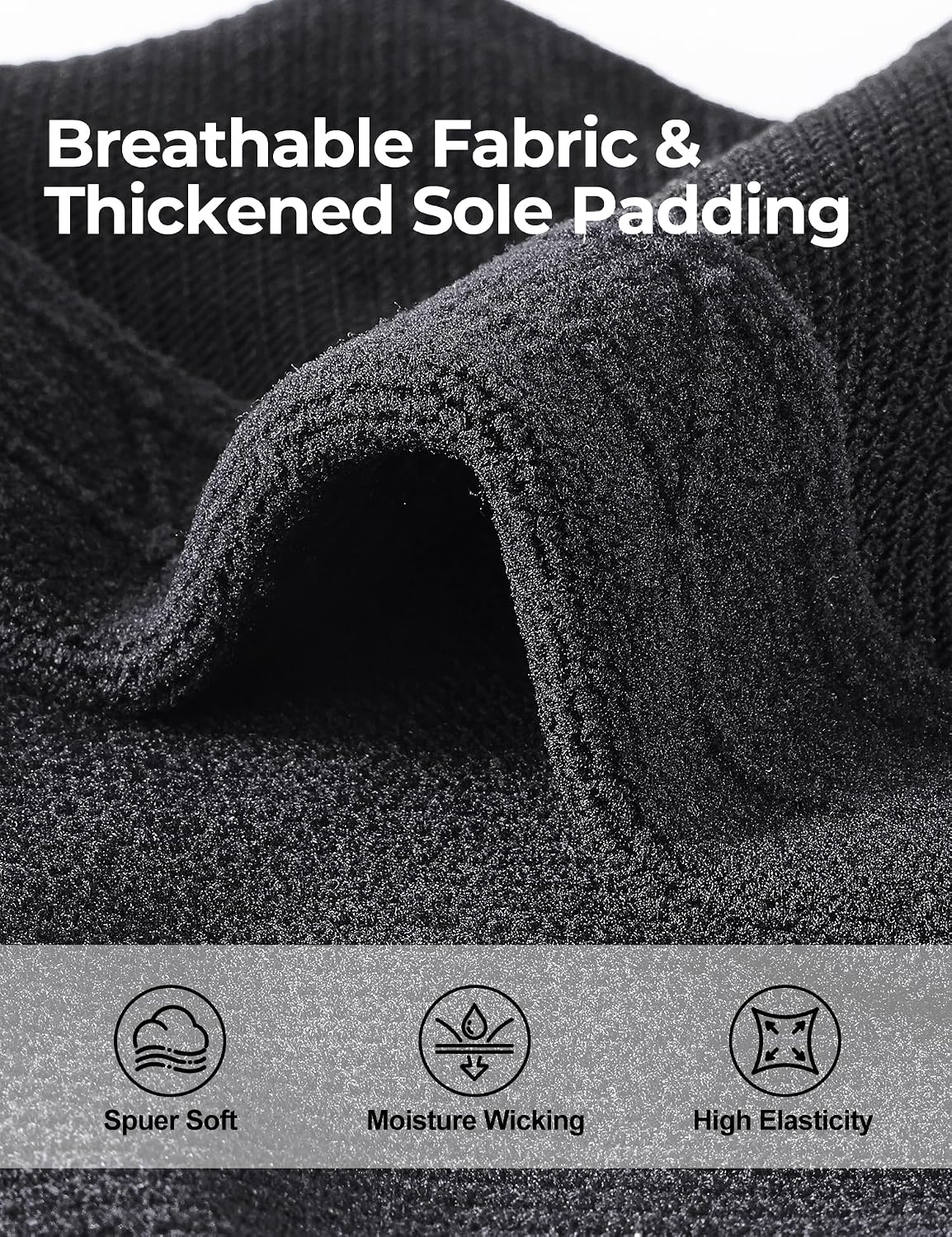 CS CELERSPORT Compression Socks for Men Women 20-30mmHg Running 3 Pairs | Breathable Knee High Circulation Support Socks for Travel, Pregnant, Nurses, Athletic, Daily Stand