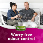 Depend Real Fit Incontinence Underwear Regular Women Large 32 Count (4 x 8 Pack) - Packaging May Vary