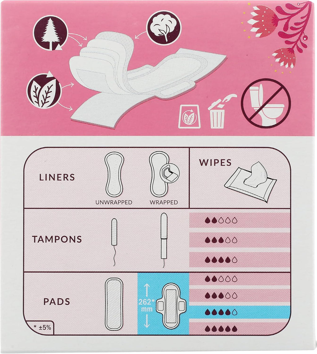 Sanitary Pads Organic 10 pieces 0.47cm