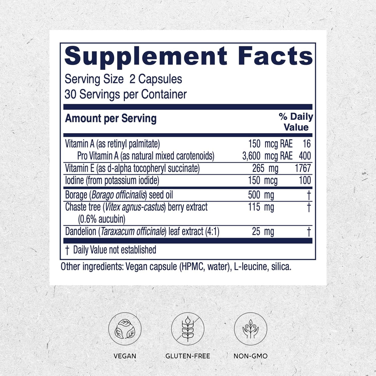 Dietary Supplements 60 capsules