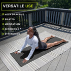 ProsourceFit Classic Yoga Mat 1/8” (3mm) Thick, Extra Long 72-Inch Lightweight Fitness Mat with Non-Slip Grip for Yoga, Pilates, Exercise