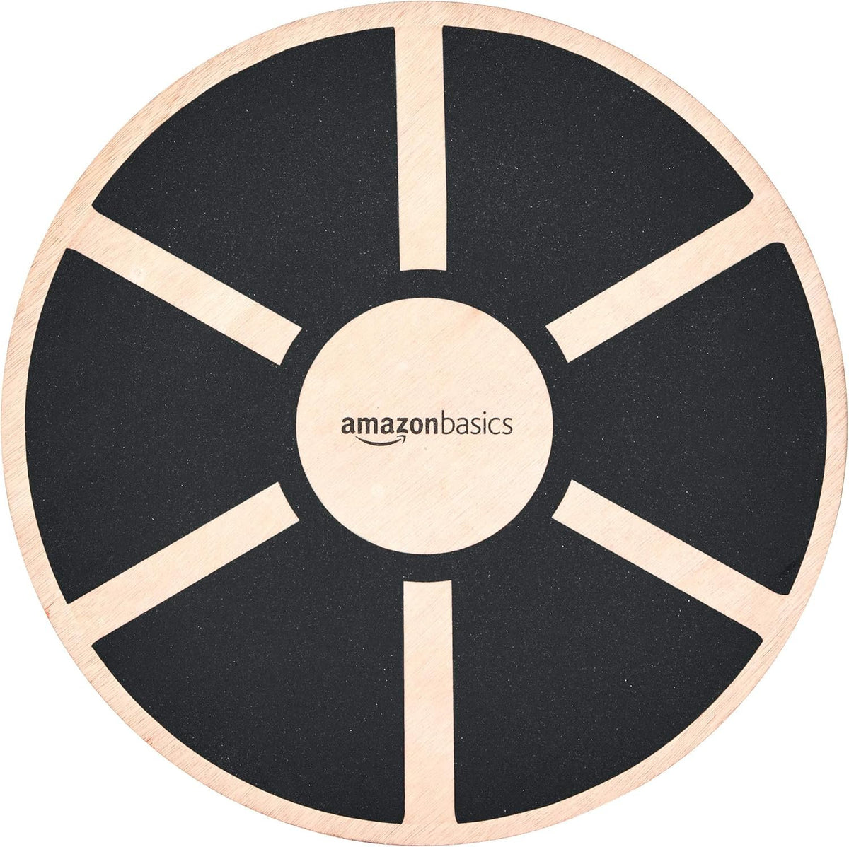 Amazon Basics Wood Wobble Balance Trainer Board, Slip Resistant, for Exercise and Core Strength
