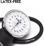 MDF Instruments, Calibra Aneroid Premium Professional Sphygmomanometer, Blood Pressure Monitor with Adult Cuff & Carrying Case, Lifetime Calibration, White Dial, Black Cuff, MDF808M11