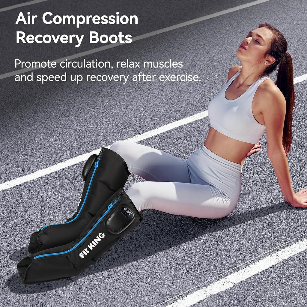 FIT KING Cordless Foot and Calf Massage Boots, Recovery System