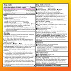 Amazon Basic Care Daytime Severe Cold & Flu Relief Caplets, Multi-Symptom Relief for Headache, Fever, Sore Throat, Chest & Nasal Congestion, Vapor Ice, 24 Count