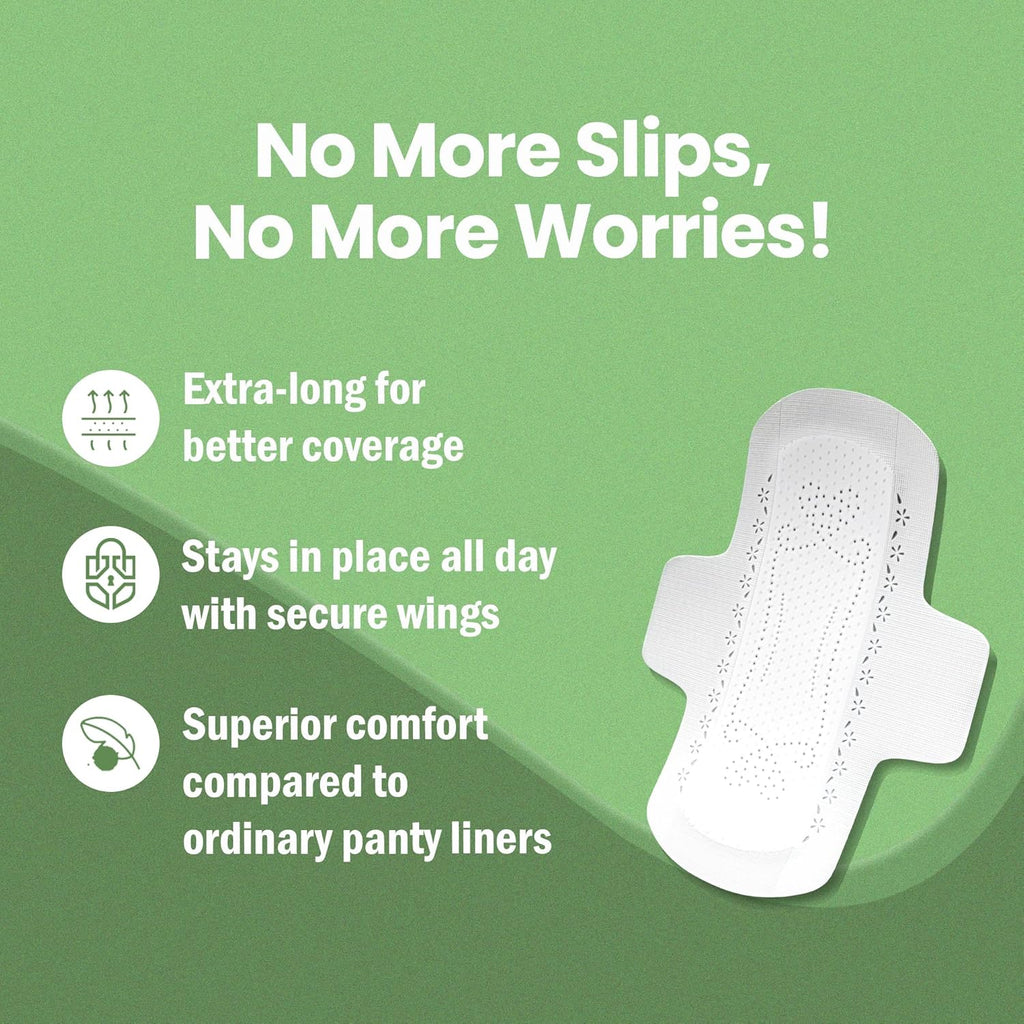 FemiSafe Winged Panty Liners for Women Daily Use 40 Liners |100% Cottony Soft & Fragrance-Free |Anti-Microbial Protection | Ideal for White Discharge, Spotting & Daily Freshness