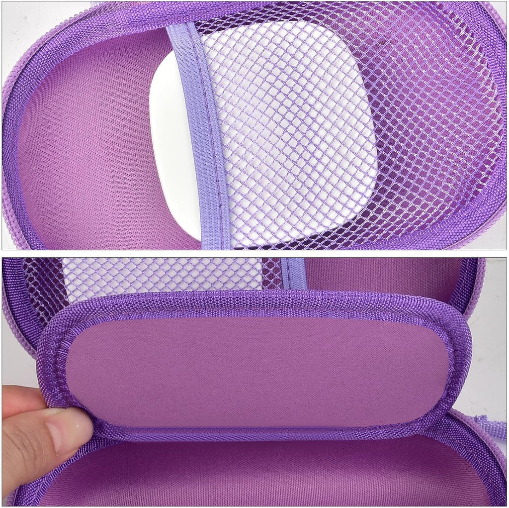 GWCASE 2-in-1 Travel Case for Eyeglasses/Sunglasses and Contact Lens Kit