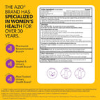 AZO Yeast Plus Dual Relief Homeopathic Medicine | Yeast Infection Symptom Relief: Itching & Burning | Vaginal Symptom Relief: Occasional Odor & Discharge | #1 Most Trusted Brand | 2 Pack (60ctx2)