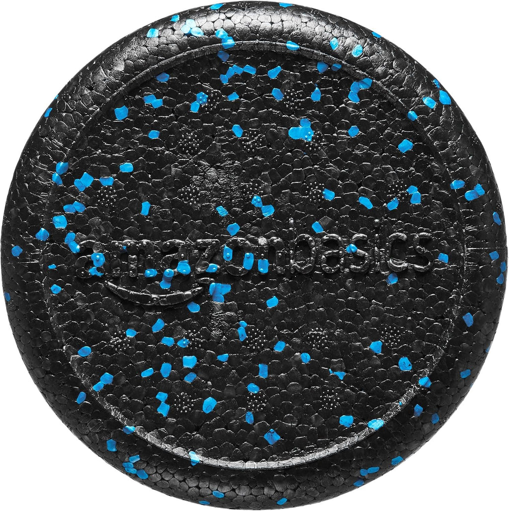 Amazon Basics High Density Foam Roller for Exercise and Recovery, 24 Inches, Blue Speckled