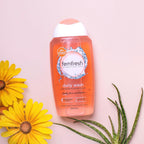 Femfresh Daily Intimate Wash - 250ml, pH & Microbiome Balanced, With Aloe Vera & Calendula Extracts, 94% Natural Origin Ingredients, Hypoallergenic & Soap-Free, Gentle Feminine Body Wash for Freshness
