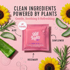 Stall Mates Feminine Fresh Flushable Wipes, PH Balanced, 30 Count | PH Balanced Formula, With Sunflower, Rosemary & Aloe, Travel Friendly, on-the-go singles, For Women