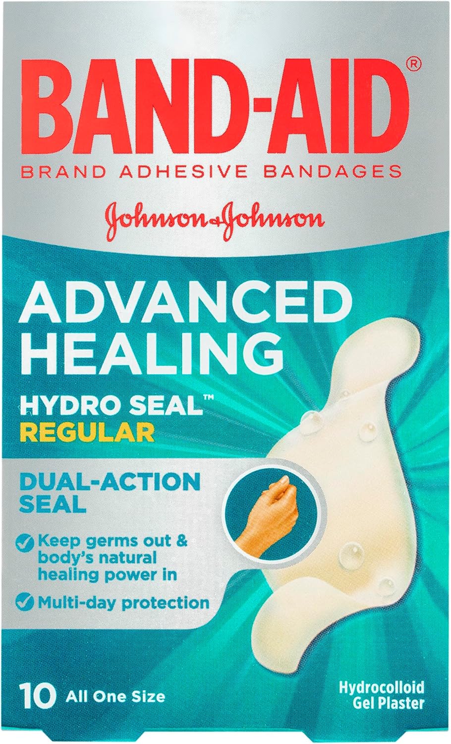 BAND-AID Advanced Healing Regular 10