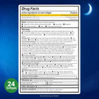 AXIV Nighttime Cold & Flu Relief Softgels, Multi-Symptom Nighttime Relief for Headache, Fever, Sore Throat, Minor Aches and Pains, Sneezing, Runny Nose, and Cough 24 Count