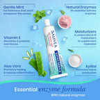 SALIVEA Dry Mouth Toothpaste Anticavity Fluoride Mint 4.3 oz Pack of 1 | Anticavity fluoride with xylitol and calcium, SLS free low foaming gentle formula for daily oral defense and fresh breath