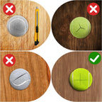 Pre-Cut Tennis Balls for Walkers, 4 Pack Walker Glide Ball Accessories | Heavy Duty Long Lasting Walker Accessories,Silent Gliding,Floor Protection,Easy to Install,Fits Furniture & Walker Legs