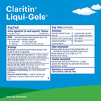 Claritin Liqui-Gels 24 Hour Allergy Relief, Non-Drowsy Allergy Medicine, Loratadine Antihistamine Capsules, 60 Count