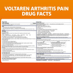 Voltaren Arthritis Pain Gel, Diclofenac Pain Relief Cream, 50 g Tube | Prescription Strength Topical Arthritis Pain Relief with Diclofenac, Targets Inflammation, Improves Mobility, Easy Open Cap
