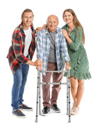 MS-WCS1000 1000lb Wheelchair Scale/Portable Light Weight Floor Wheelchair Scale for Home or Senior Care House | with Dual Ramp