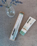 Jordan* ® | Green Clean Manual Toothbrush | Sustainable, Scandinavian Design, Soft Bristles, Mixed Colors | 4 Units