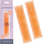 Lactivate Perineal Ice Pack for Maternity Postpartum Care - Set of Two Reusable Hot & Cold Gel Pads with 4 Soft Bamboo Covers for Vaginal Tears - Hospital Bag Maternity Essentials for New Mums