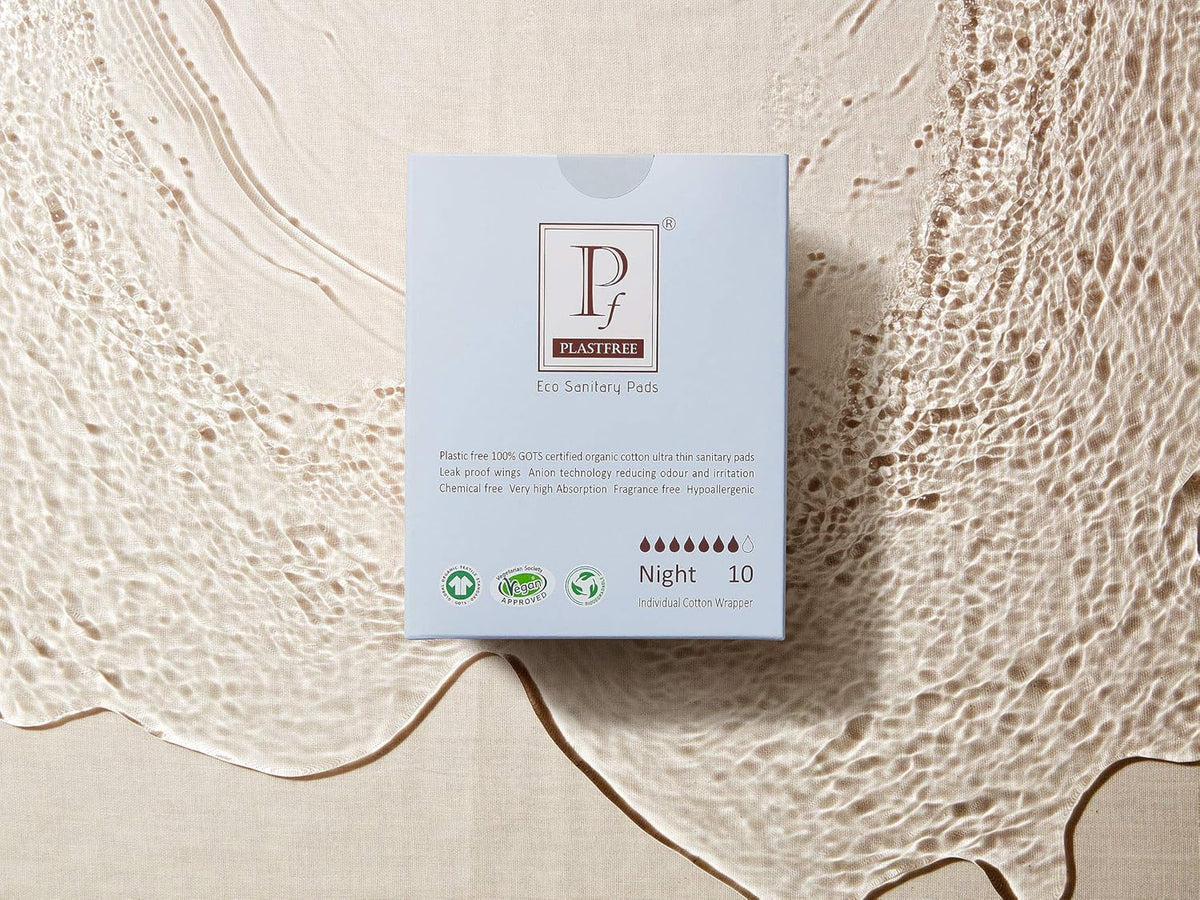 Sanitary Pads Organic Overnight 10 pads
