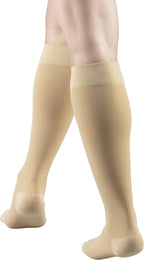 Truform 20-30 mmHg Compression Stockings for Men and Women, Knee High Length, Closed Toe