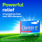Claritin Allergy Medicine for Adults, 24-Hour Non-Drowsy Loratadine 10mg Pills, Antihistamine, 30 Tablets + 1ct On-The-Go Relief