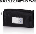 MDF Instruments, Calibra Aneroid Premium Professional Sphygmomanometer, Blood Pressure Monitor with Adult Cuff & Carrying Case, Lifetime Calibration, White Dial, Black Cuff, MDF808M11