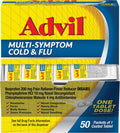 Advil Cold & Flu, Ibuprofen 200mg, Pain Relief, 50 Tablets