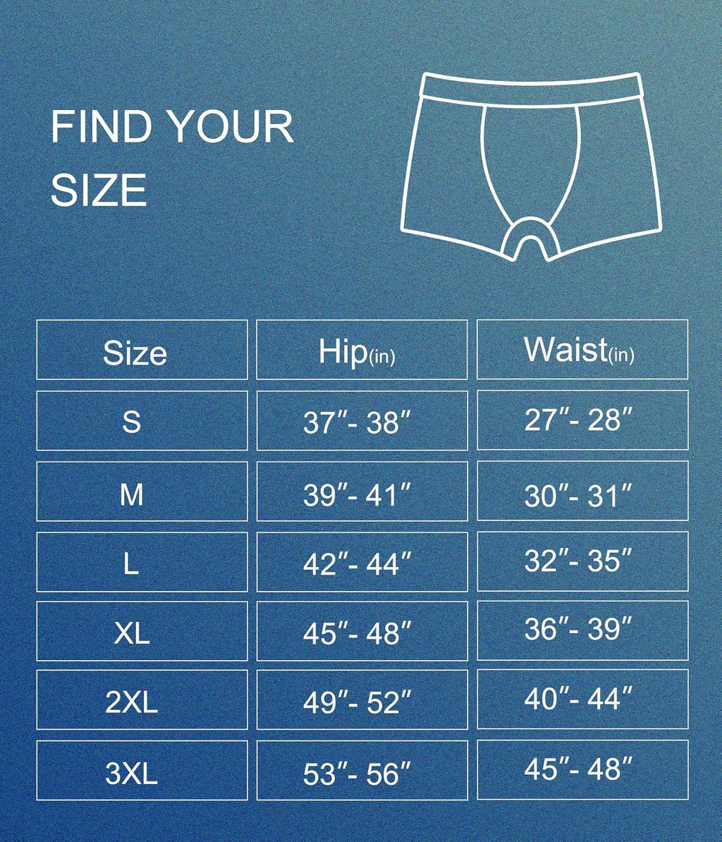 YESWEL Women's Incontinence Boyshort Underwear, 4 fl oz Multicolor 5 Pack (5, MulticolorA, Large)