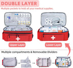 Empty First Aid Bag — Lightweight Medical Storage with Handles