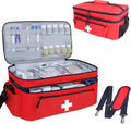 Empty First Aid Bag — Lightweight Medical Storage with Handles