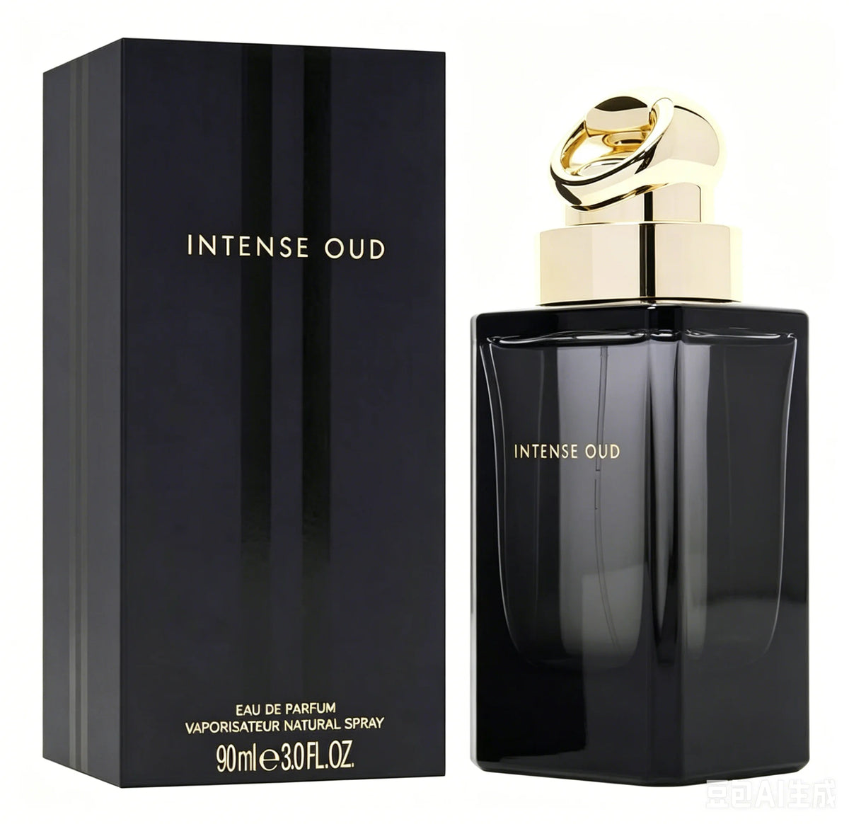 Intense Oud Eau de Parfum 90ml 3.0 FL.OZ Unisex Long Lasting Rich Woody Oud Amber Luxury Warm Spicy Fragrance with Gift Box for Evening Formal Wear Gift for Him Her
