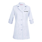 Women's 3/4-Sleeve Embroidered Lab Coat — Personalized