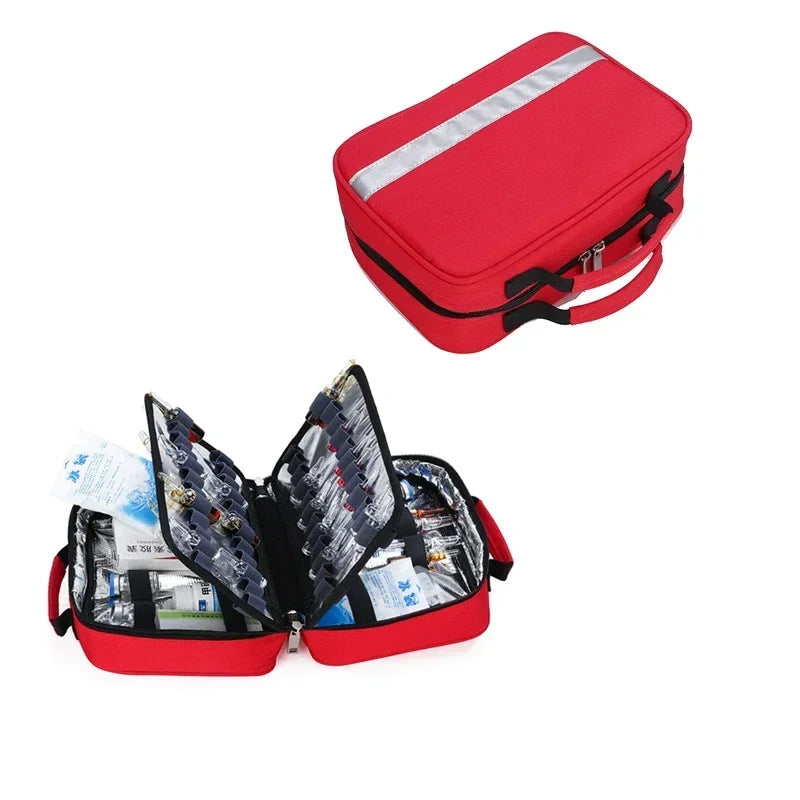 Portable Waterproof First Aid & Refrigerated Travel Bag