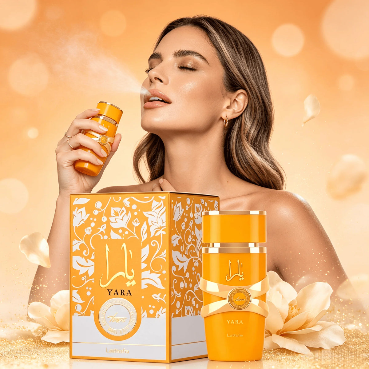 Lattafa Yara Tous - Tropical, Fruity, Floral, Vanilla - Eau de Parfum Long-Lasting Fragrance for Women, 3.40 Ounce / 100 ml