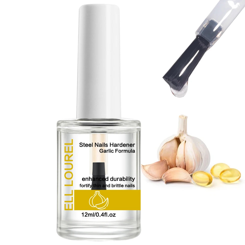 ELL LOUREL Garlic Nail Hardener — 12 ml Clear
