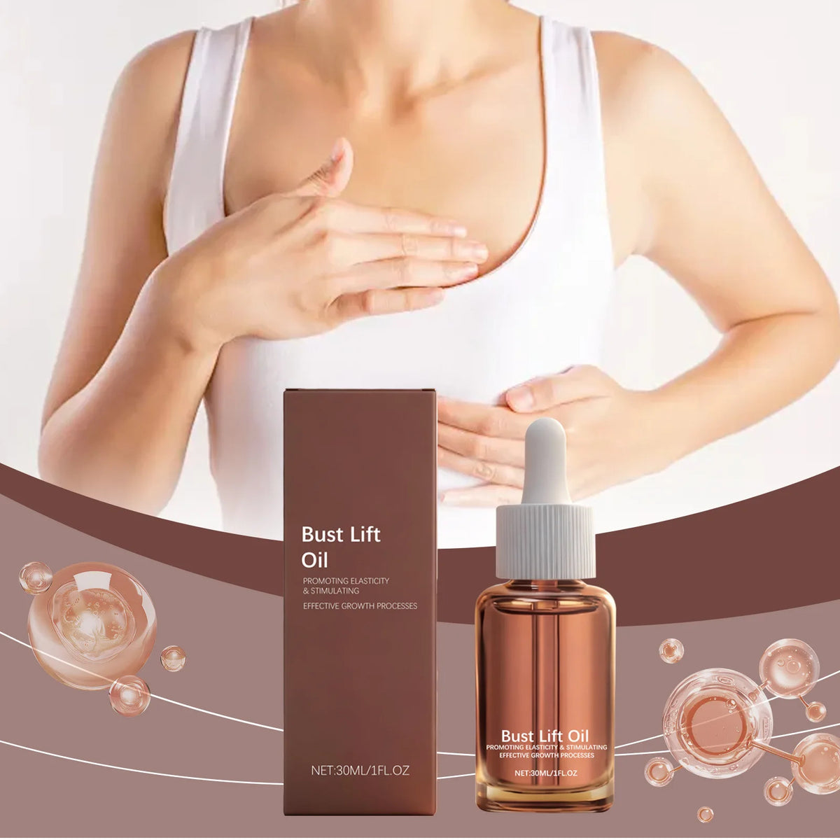 Bust Lift Massage Oil — Chest Care Moisturizing Oil
