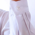 White Long‑Sleeve Unisex Lab Coat — Professional Work Coat