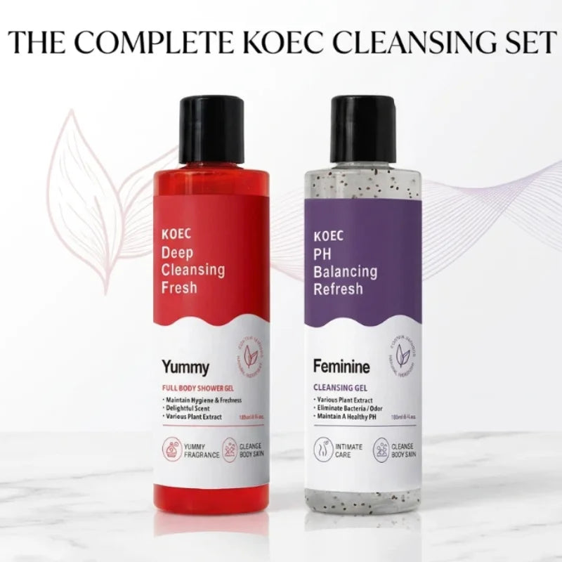pH-Balancing Aloe Intimate Cleansing Shower Gel Set