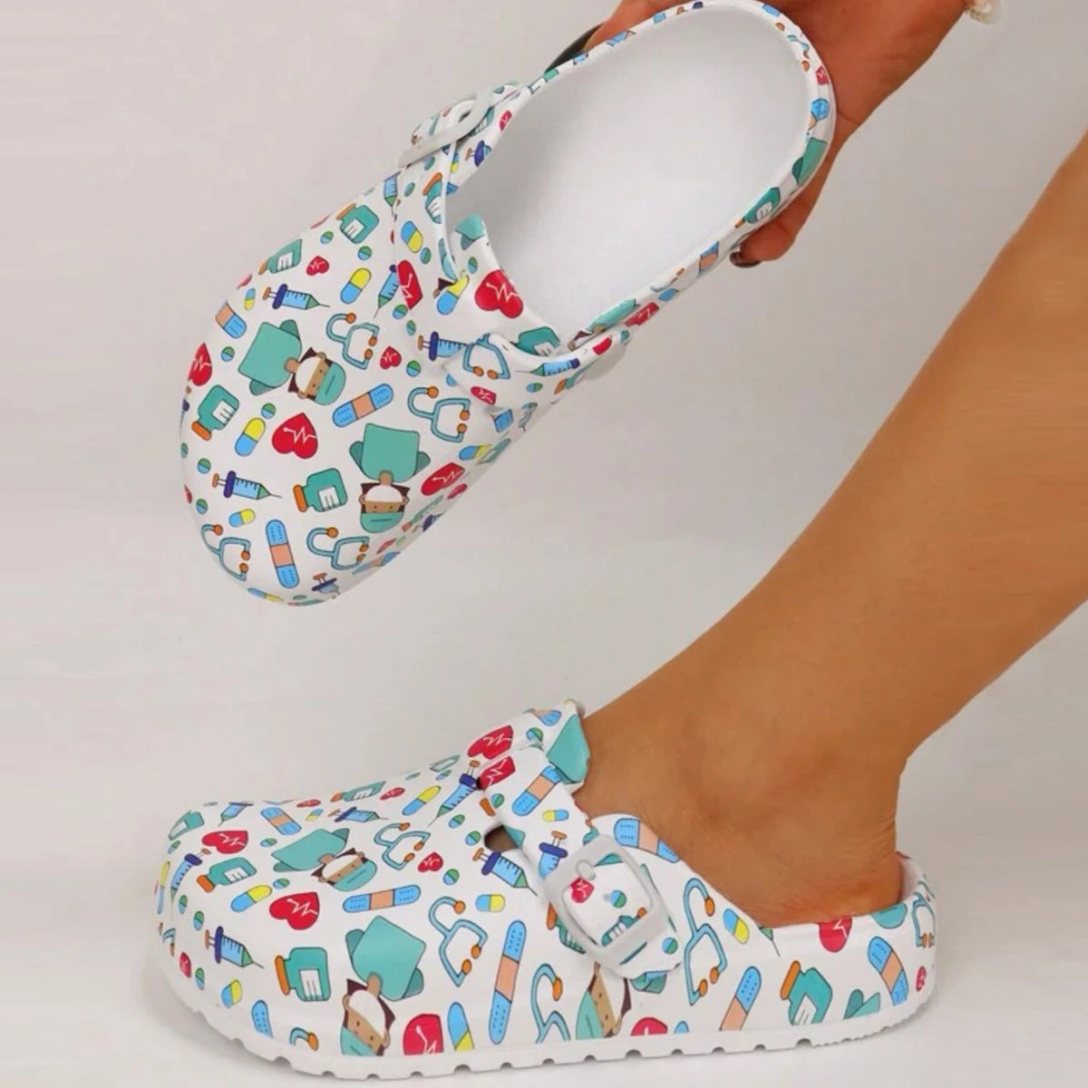 Women's EVA Medical Clogs — Slip-On Work Slides